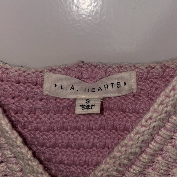 LA Hearts Coral Sweater Cami Top - Picture 4 of 4